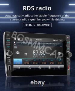Lecteur de radio stéréo vidéo pour voiture Double 2 Din Android 12 avec Apple Carplay