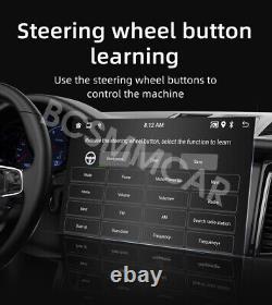 Lecteur de radio stéréo vidéo pour voiture Double 2 Din Android 12 avec Apple Carplay