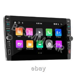 Lecteur de radio stéréo vidéo pour voiture Double 2 Din Android 12 avec Apple Carplay