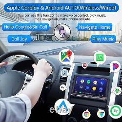 Lecteur de voiture Double Din 7 pouces le plus récent 2024 pour Carplay et Android Auto sans fil