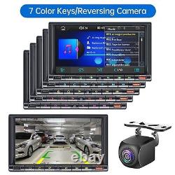 Lecteur de voiture Double Din 7 pouces le plus récent 2024 pour Carplay et Android Auto sans fil