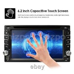 Lecteur stéréo MP5 double DIN pour voiture CD DVD USB Bluetooth Mirror Link Radio RDS MAP