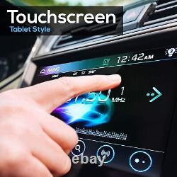Lecteur stéréo de voiture DVD Double Din Pyle avec Bluetooth en tableau de bord noir