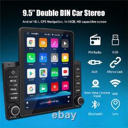 Mopect 9.5 Double 2din Voiture Radio Stereo Touchscreen Mp5 Player Wifi Avec Caméra