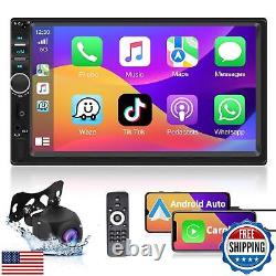 Motorsi autoradio double din de 7 pouces avec Apple Carplay et Android Auto