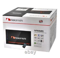 NAKAMICHI Autoradio 2-Din Bluetooth 6.8 Apple CarPlay Android Auto DVD