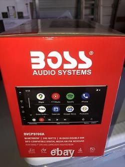 NOUVEAU système audio BOSS BVCP9700A 2 Din Apple CarPlay Android Auto Autoradio pour voiture