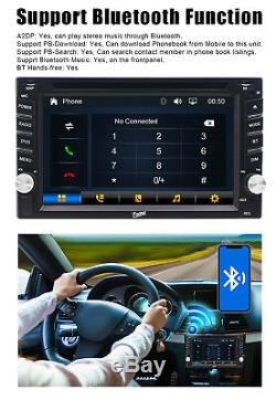 Navigation Bluetooth Radio Double Din 6.2car Stéréo Lecteur De CD / DVD Carte Gratuite
