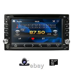 Navigation Gps Avec Carte Bluetooth Radio Double Din 6.2 Voiture Stereo DVD Lecteur CD