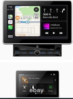 Nouveau Dual Tech 10 Double Din Car Stereo Media Android Auto & Apple Car Play