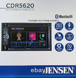 Nouveau autoradio 2-DIN Jensen CDR5620 6.2 CD/DVD avec Bluetooth