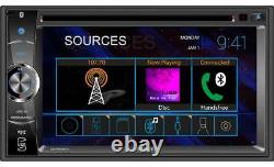 Nouveau autoradio 2-DIN Jensen CDR5620 6.2 CD/DVD avec Bluetooth