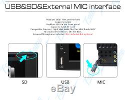 Objectif Sony Double 2din 6.2 Car Stereo Lecteur Mp3 Radio DVD CD Bluetooth Usb + CCD