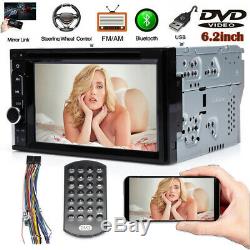 Objectif Sony Double Din Car Stereo Radio Lecteur DVD Bluetooth Tv Usb Miroir Pour Gps