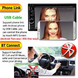 Objectif Sony Double Din Car Stereo Radio Lecteur DVD Bluetooth Tv Usb Miroir Pour Gps