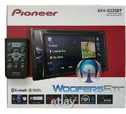 Pioneer Avh G225bt 6.2 DVD CD Usb Aux Bluetooth 200w Amplificateur Car Stereo Nouveau