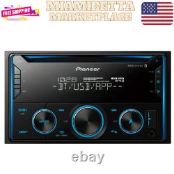 Pioneer Bluetooth Voiture Récepteur Stéréo Dynamic Bass Audio System Double Din Radio