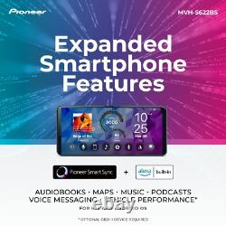 Pioneer MVH-S622BS Autoradio Double Din Bluetooth avec USB/AUX