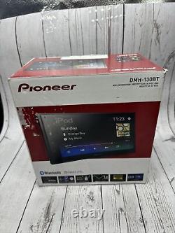 Pionnier DMH-130BT Double Din 6.8 écran tactile stéréo de voiture récepteur Bluetooth