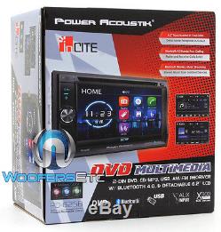 Pkg Power Acoustik Pd-625b 6.2 CD DVD Bluetooth Visage Détachable Stéréo + Appareil Photo