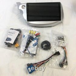 Podofo Gris Noir Lecteur stéréo de voiture Android Double Din pour Honda Fit 2008-2013