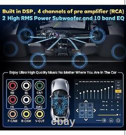 Poste radio Apple Carplay double DIN sans fil PLZ 7 pour voiture audio