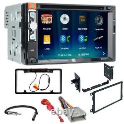 Pour Chevy Silverado 2003-2006 Kit de tableau de bord pour autoradio Double DIN XDVD269BT + Caméra