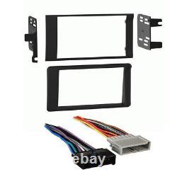 Pour Dodge 1998-2001 RAM 1500 XDVD276BT Kit d'installation stéréo de voiture double DIN et caméra