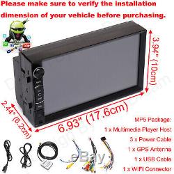 Pour Dodge Ram 1500 2500 3500 Car Stereo 2 Din Radio Android Gps Wifi Miroir Lien