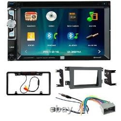 Pour Honda 2009-2014 Ridgeline XDVD276BT Kit de tableau de bord stéréo de voiture Double DIN + caméra