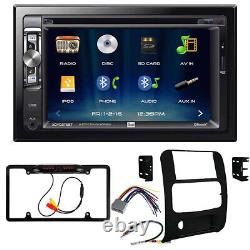 Pour Jeep 2002-2007 Liberty CD/DVD Bluetooth Autoradio Double DIN Kit de tableau de bord + Caméra