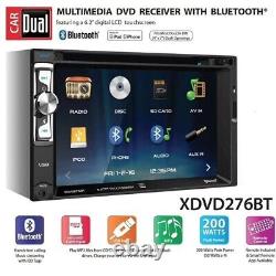Pour Jeep 2002-2007 Liberty CD/DVD Bluetooth Autoradio Double DIN Kit de tableau de bord + Caméra