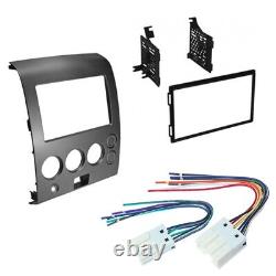 Pour Nissan Titan/Armada XDVD276BT 2004-2006 Kit de montage de stéréo de voiture Double DIN, Cam
