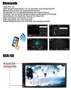 Pour Samsung Double 2din 7car Stereo Radio DVD Player In Dash Bluetooth Dtv Usb