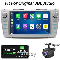 Pour TOYOTA CAMRY JBL 9 Android 12.0 Carplay Car Stereo Radio GPS WIFI de 2007 à 2011
