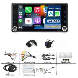 Pour Toyota Android 13.0 GPS Autoradio Double Din Lecteur Carplay Bluetooth