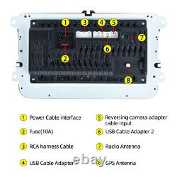 Pour VW Golf MK5 MK6 Jetta Adaptateur Apple Carplay Android 13.0 Radio Stéréo GPS BT