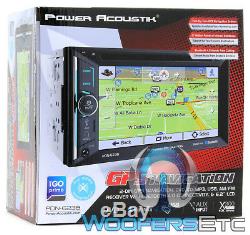 Power Acoustik Pdn-623b 6.2 CD DVD Gps Bluetooth Usb Aux Navigation 300w Radio
