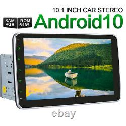 Pumpkin 8 Core Double Din 10.1 Android 10.0 Voiture Radio Stereo 4 Go 64 Go Gps Wifi