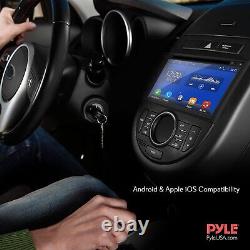 Pyle Car Stereo Receveur Système Double Din Android Touch Écran LCD Numérique