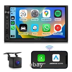 Radio 7Car Apple Carplay Android Auto Double 2Din Écran Tactile Stéréo Bluetooth