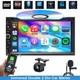 Radio Bluetooth Carplay Double Din 7 Pouces Avec Lecteur Cd Dvd Et Caméra