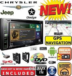 Radio DVD Stéréo De Navigation Chrysler Jeep Dodge Bluetooth En Option