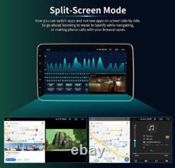 Radio de voiture Android 10 Double Din 10.1 pouces avec CarPlay Apple, GPS, navigation, WiFi et FM.