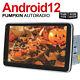 Radio De Voiture Android 12 Pumpkin 10.1'' Double Din Gps Navi Wifi Bt Carplay 4gb 64gb