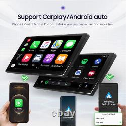 Radio de voiture Android 9'' Double 2 Din 4 + 64G GPS WIFI BT Carplay Écran tactile Stéréo