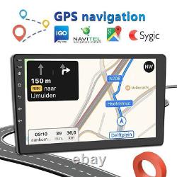 Radio de voiture Android 9'' Double 2 Din 4 + 64G GPS WIFI BT Carplay Écran tactile Stéréo