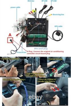 Radio de voiture Double Din compatible pour GS300 GS400 GS430 1998-2005 Écran