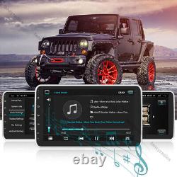 Radio de voiture GPS WIFI avec écran tactile rotatif 10,1'' Android 13 2 Din Carplay