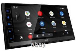 Radio de voiture double DIN sans mécanisme JVC Kw-m785bw 6.8 pouces avec CarPlay sans fil/Android Auto